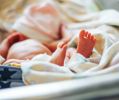 newborn baby in prenatal hospital